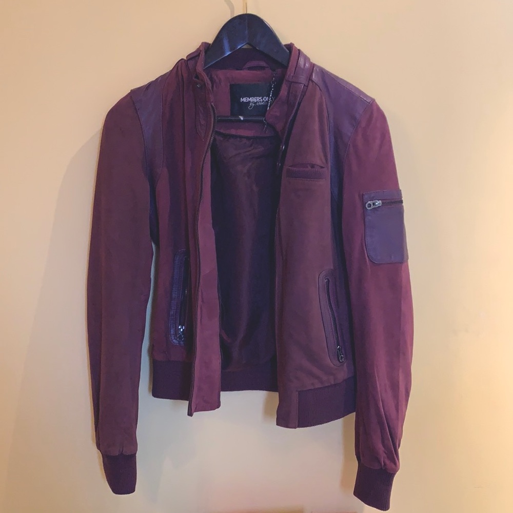 Members Only by Rebecca Eve Bomber Jacket